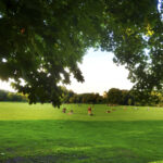 Wiese mit Monopteros